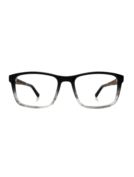 WOODFELLAS Wood/Acetate Optical Eysome 11019 Holz/Acetat macassar/blk