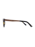 WOODFELLAS Wood/Acetate Optical Eysome 11019 Holz/Acetat curled/havana