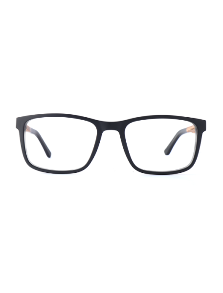 WOODFELLAS Wood/Acetate Optical Eysome 11019 Holz/Acetat macassar/grey