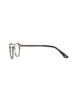 WOODFELLAS Wood/Acetate Optical Irenic 11021 Holz/Acetat curled/grey matte