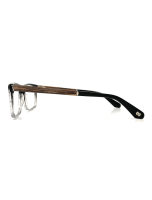 WOODFELLAS Wood/Acetate Optical Jasper 11022 Holz/Acetat macassar/blk