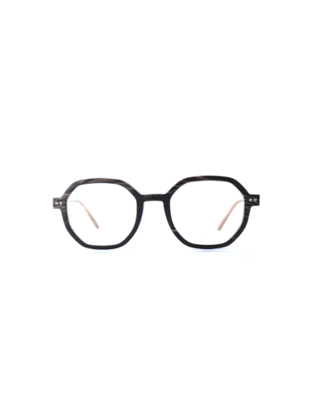 WOODFELLAS Horn Optical Blomberg Air 11036 Büffelhorn/Titan midnight polished