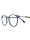 WOODFELLAS Wood/Acetate Optical Point 11037 Holz/Acetat macassar/blue