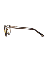 WOODFELLAS Wood/Acetate Optical Point 11037 Holz/Acetat walnut/hav