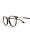 WOODFELLAS Wood/Acetate Optical Point 11037 Holz/Acetat walnut/hav