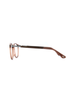 WOODFELLAS Wood/Acetate Optical Point 11037 Holz/Acetat curled/brw