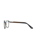 WOODFELLAS Wood/Acetate Optical Prospect 11038 Holz/Acetat curled/grey matte