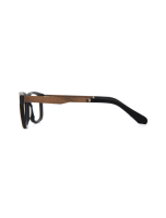 WOODFELLAS Wood/Acetate Optical Reflect 11039 Holz/Acetat curled/blk