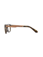 WOODFELLAS Wood/Acetate Optical Reflect 11039 Holz/Acetat walnut/hav