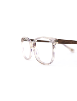 WOODFELLAS Wood/Acetate Optical Vary 11045 Holz/Acetat curled grey