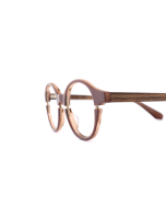 WOODFELLAS Wood/Acetate Optical Crop 11046 Holz/Acetat walnut