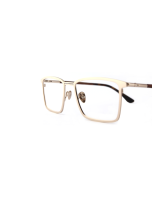 WOODFELLAS Wood/Titanium Optical Flip 11050 Holz/Titan macassar gold
