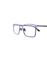 WOODFELLAS Wood/Titanium Optical Flip 11050 Holz/Titan walnut lavendar