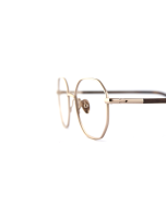 WOODFELLAS Wood/Titanium Optical Flex 11051 Holz/Titan curled gold