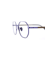 WOODFELLAS Wood/Titanium Optical Flex 11051 Holz/Titan walnut lavendar