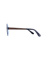 WOODFELLAS Wood/Acetate Optical Oasis 11057 Holz/Acetat curled/blue