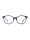 WOODFELLAS Wood/Acetate Optical Sand 11070  curled/blue