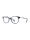 WOODFELLAS Wood/Acetate Optical Sand 11070  curled/blue
