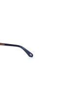 WOODFELLAS Wood/Acetate Optical Drop 11071 Holz/Titan curled/blue