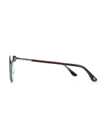 WOODFELLAS Wood/Acetate Optical Flow 11073  macassar/green