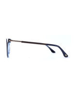 WOODFELLAS Wood/Acetate Optical Flow 11073  curled/blue