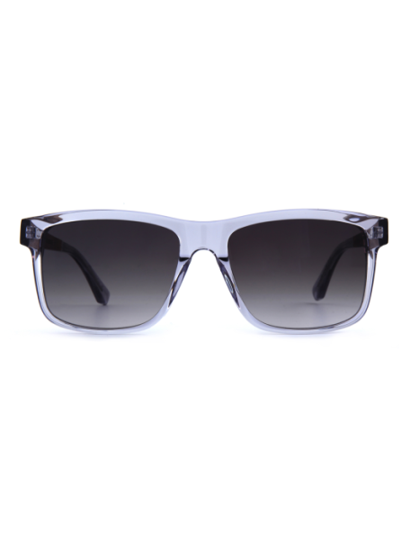 WOODFELLAS Sunglasses Hohenburg 10768 Holz/Acetat curled/crystal grey