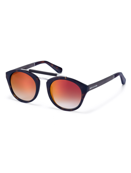 WOODFELLAS Sunglasses Auerburg 10769 Holz/Acetat black oak/black