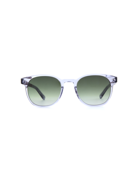 WOODFELLAS Sunglasses Pottenstein shiny 10776 Holz/Acetat curled/crystal grey