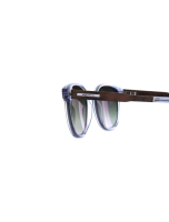 WOODFELLAS Sunglasses Pottenstein shiny 10776 Holz/Acetat curled/crystal grey