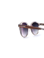 WOODFELLAS Sunglasses Trostberg shiny 10777 Holz/Acetat macassar/grey