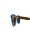 WOODFELLAS Sunglasses Basic Leuchtenberg 10793 Holz/Acetat curled/crystal blue