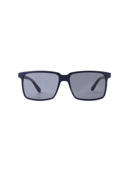 WOODFELLAS Wood/Acetate Sunglasses Next 11043_S  curled blue