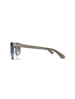 WOODFELLAS Sunglasses Basic Urach 11706 Holz/Acetat chalk oak/smoked blue