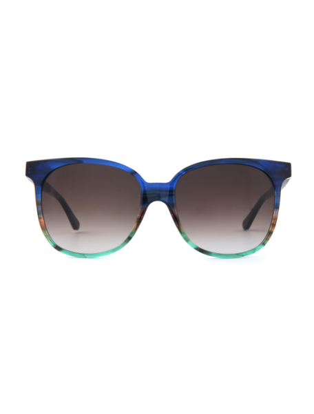 WOODFELLAS Sunglasses Aspect 11713 Holz/Acetat black oak/blue