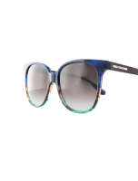 WOODFELLAS Sunglasses Aspect 11713 Holz/Acetat black oak/blue