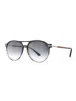 WOODFELLAS Sunglasses Core 11714 Holz/Acetat macassar/blk-gy