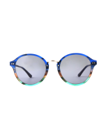 WOODFELLAS Sunglasses Etic 11715 Holz/Acetat black oak/blue