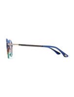 WOODFELLAS Sunglasses Etic 11715 Holz/Acetat black oak/blue