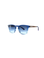 WOODFELLAS Sunglasses Mindset 11717 Holz/Acetat walnut/blue