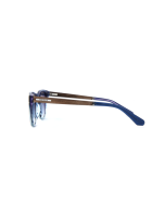 WOODFELLAS Sunglasses Mindset 11717 Holz/Acetat walnut/blue