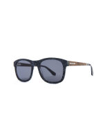 WOODFELLAS Sunglasses Mirror 11719 Holz/Acetat curled/grey