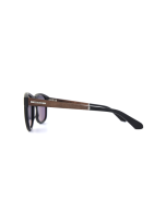 WOODFELLAS Sunglasses Mirror 11719 Holz/Acetat curled/blk