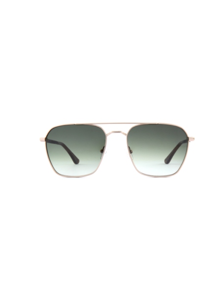 WOODFELLAS Sunglasses Panorama 11720 Holz/Edelstahl curled/gold