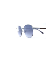 WOODFELLAS Sunglasses Horizon 11722 Holz/Edelstahl curled/slv