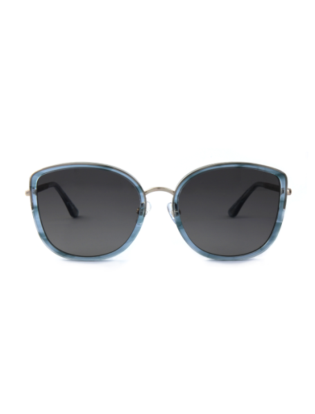 WOODFELLAS Sunglasses Shift 11725 Holz/Acetat curled/blue