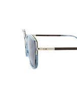 WOODFELLAS Sunglasses Shift 11725 Holz/Acetat curled/blue