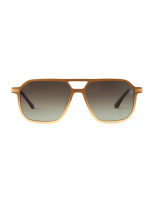 WOODFELLAS Sunglasses Jog 11728 Holz/Acetat curled/brown