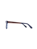WOODFELLAS Sunglasses Rae 11729 Holz/Acetat macassar/blue