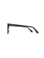 WOODFELLAS Sunglasses Dust 11731 Holz/Acetat curled/grey