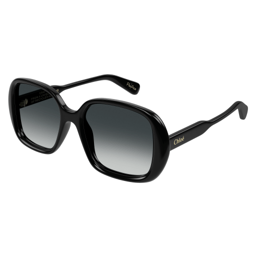 Chloé Frau International SCHWARZ RECYCLED ACETATE CH0222S Italien